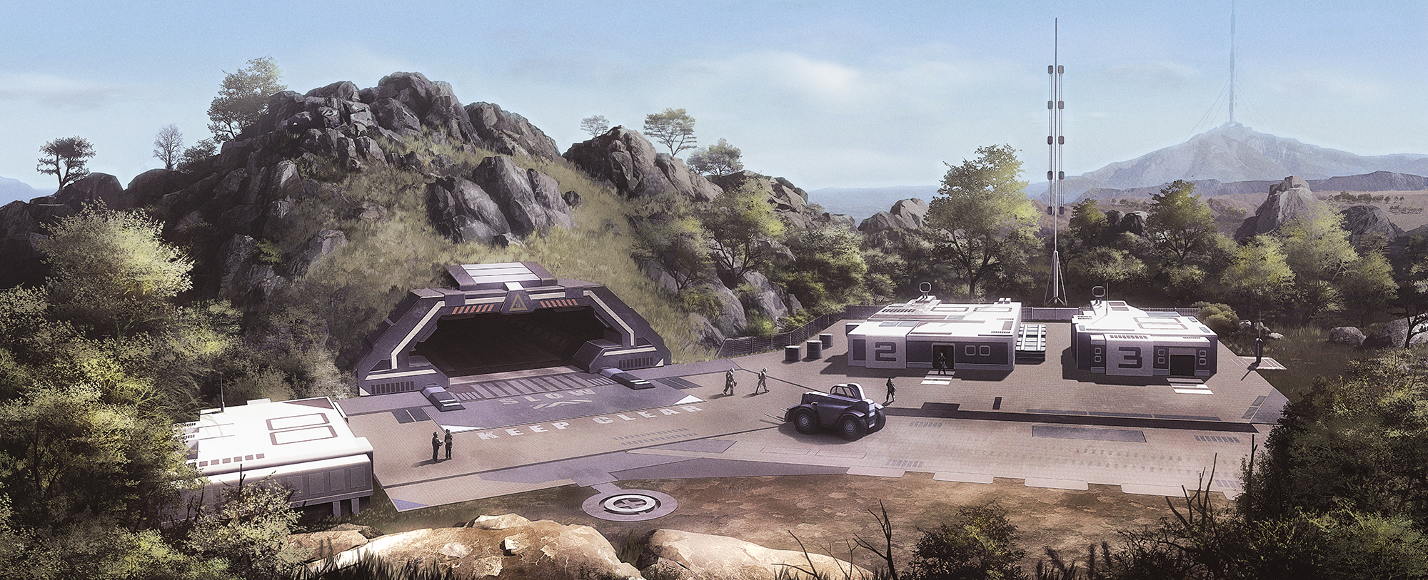 Foothill Base Hill Base by JamesLedgerConcepts on DeviantArt