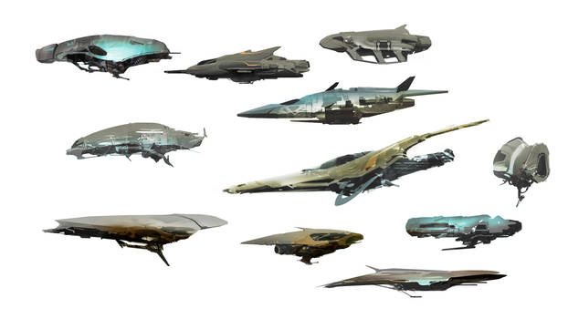 Ship sketches