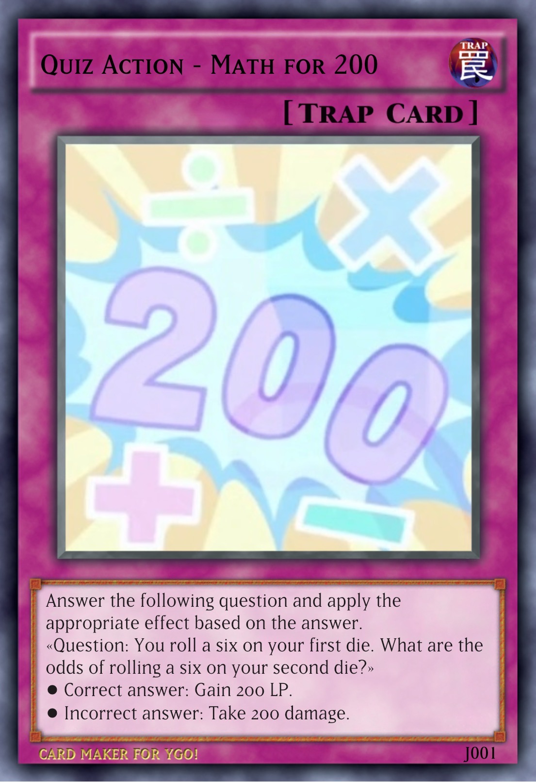 Yu-Gi-Oh trap cards can be the new uno reverse card but with