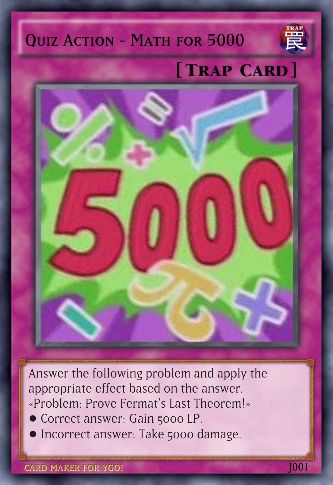 Yu-Gi-Oh trap cards can be the new uno reverse card but with