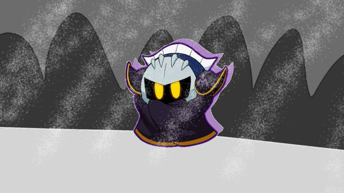 Meta Knight struggling to walk in the wind by JennyAnime2007 on DeviantArt