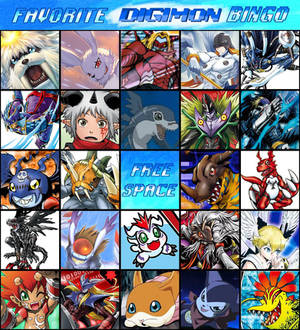 Digimon Bingo