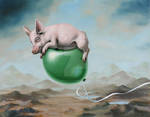 Pig Lift by LindaRHerzog