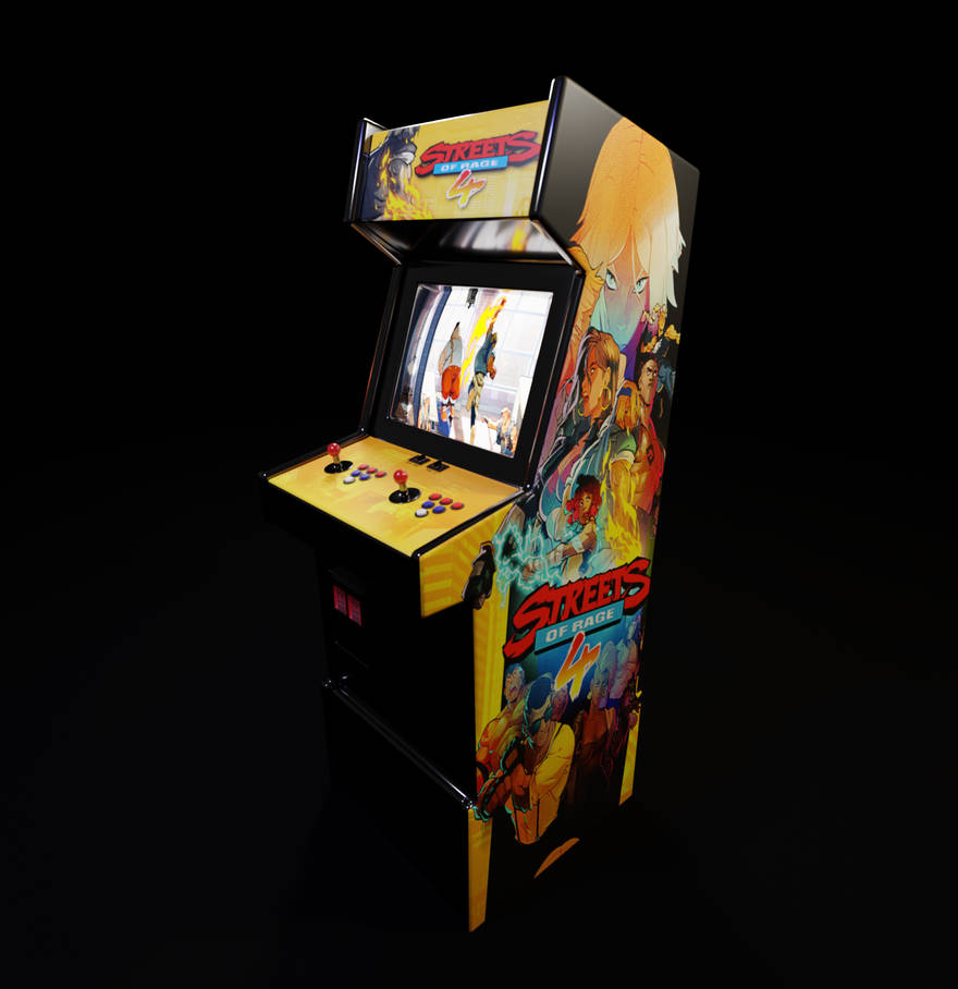 Streets of Rage 4 Arcade Machine by VideoAstra on DeviantArt