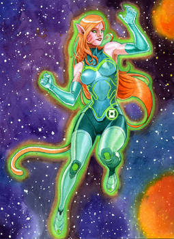 Green Lantern girl