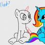 Sparkle hanging out with.. {open collab!}