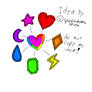 The Seven Gems that make up Sparkles Gem!
