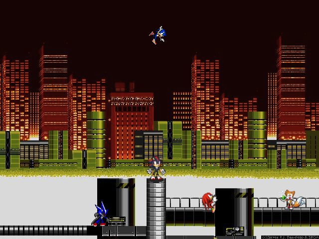 Sonic in Chemical Plant Zone