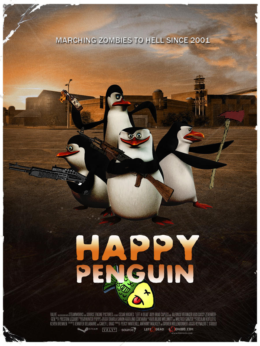 Happy Penguin L4d2 Poster