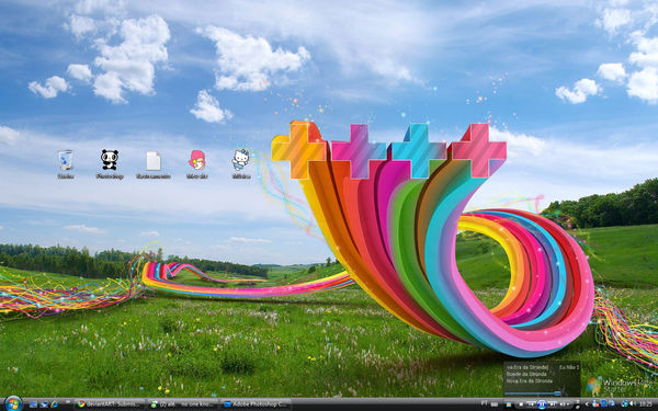 Colorful desktop