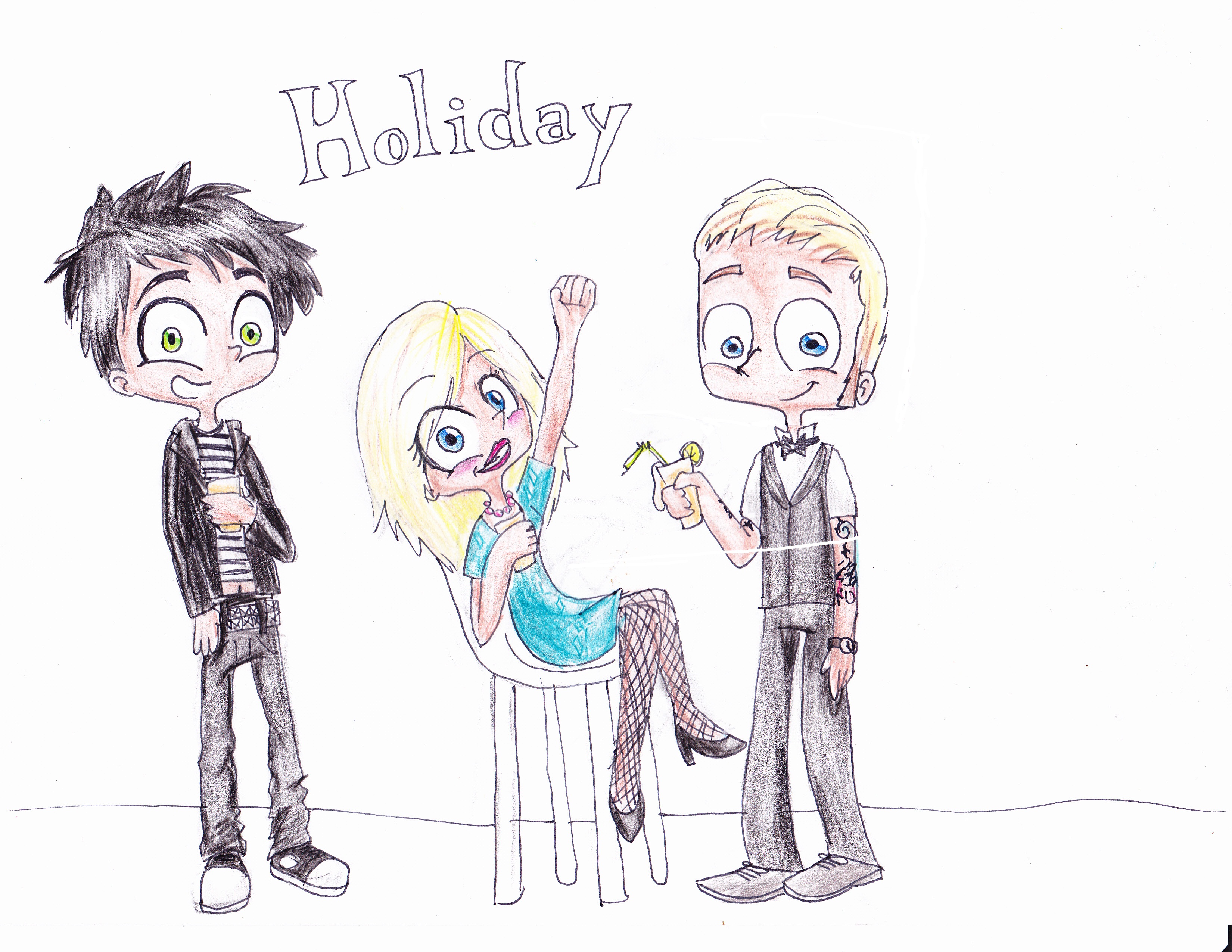 Green Day Holiday by MorganeXD on DeviantArt