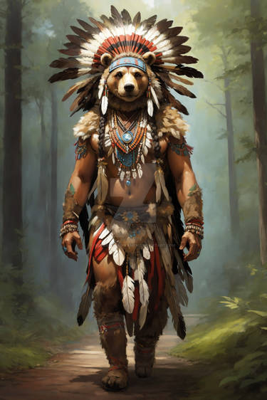 Native American Zodiac Spirit Animals: Bearman