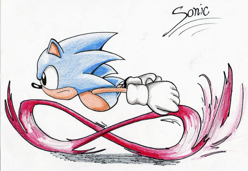 Sonic Running By AmaterasuOmikami On DeviantArt sonic-running-by-amaterasuomikami-on-deviantart