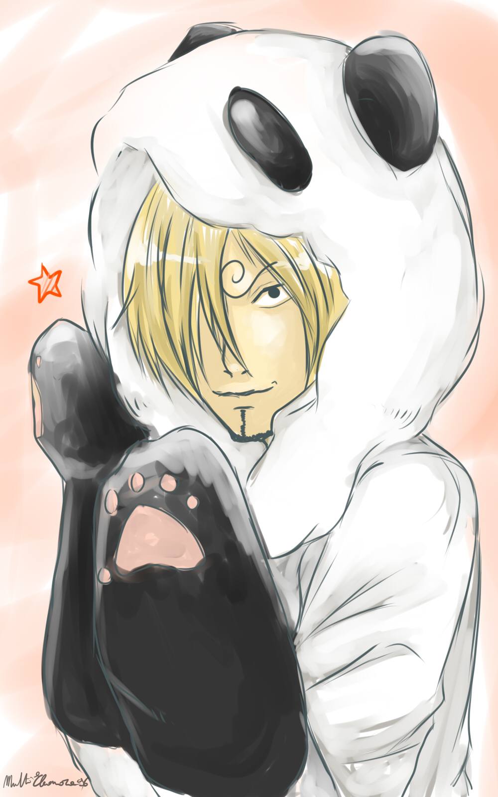 Sanji is a panda!