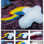 Rainbow Dash Cutie Mark Plush Pillow