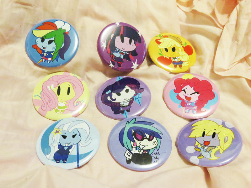 Equestria Girl Buttons