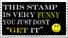 This stamp is funny