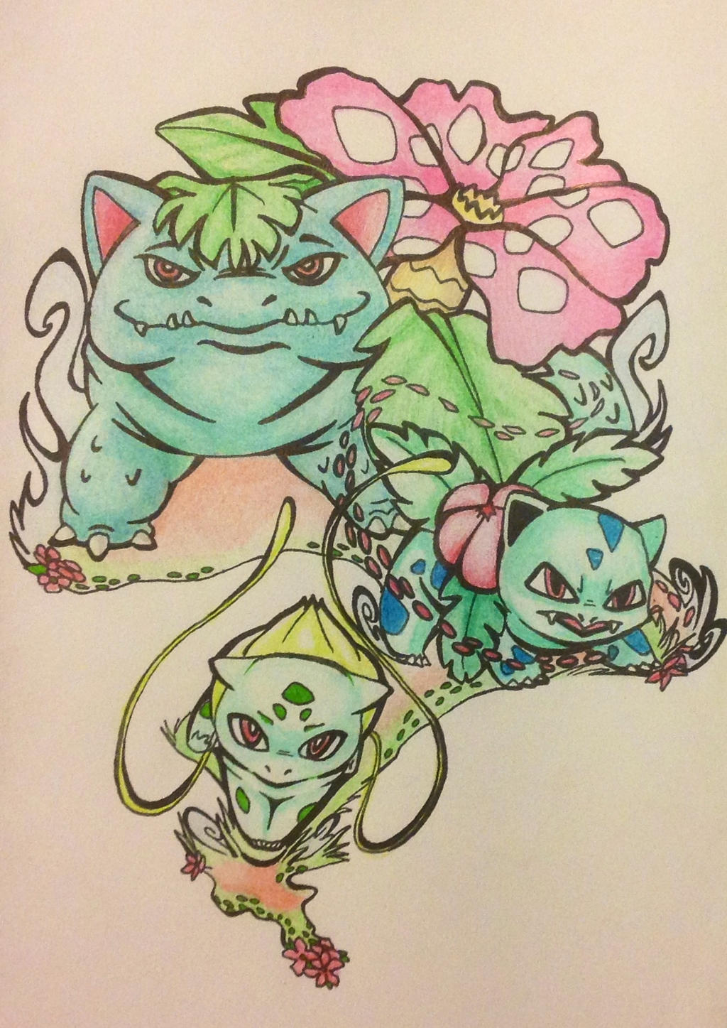 Bulbasaur Digimon Bulbasaur evolution by razledazle on DeviantArt
