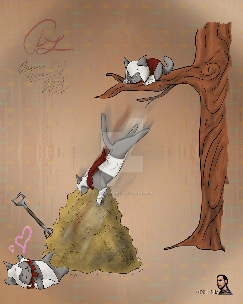 Famous Cats_ Assassin Cat 02 by OliverDemers on DeviantArt