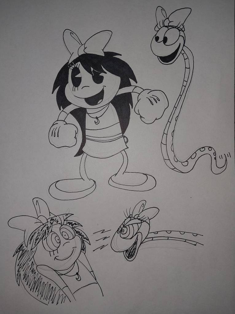 Rayna and Pink Kaa, circa 1930 by MesmerEye on DeviantArt