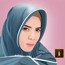 Yuna Hamid - Realistic Vector