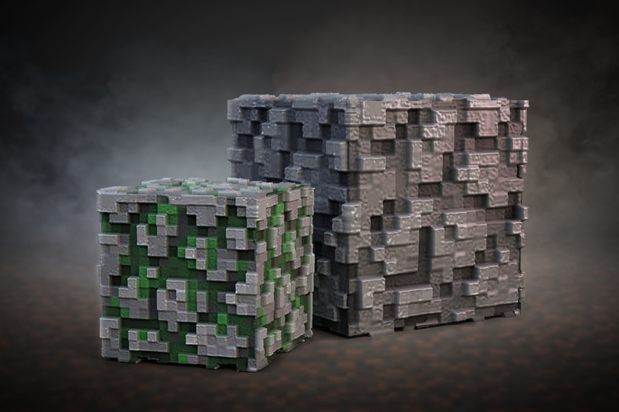 Minecraft cobblestone blocks by inter-net on DeviantArt