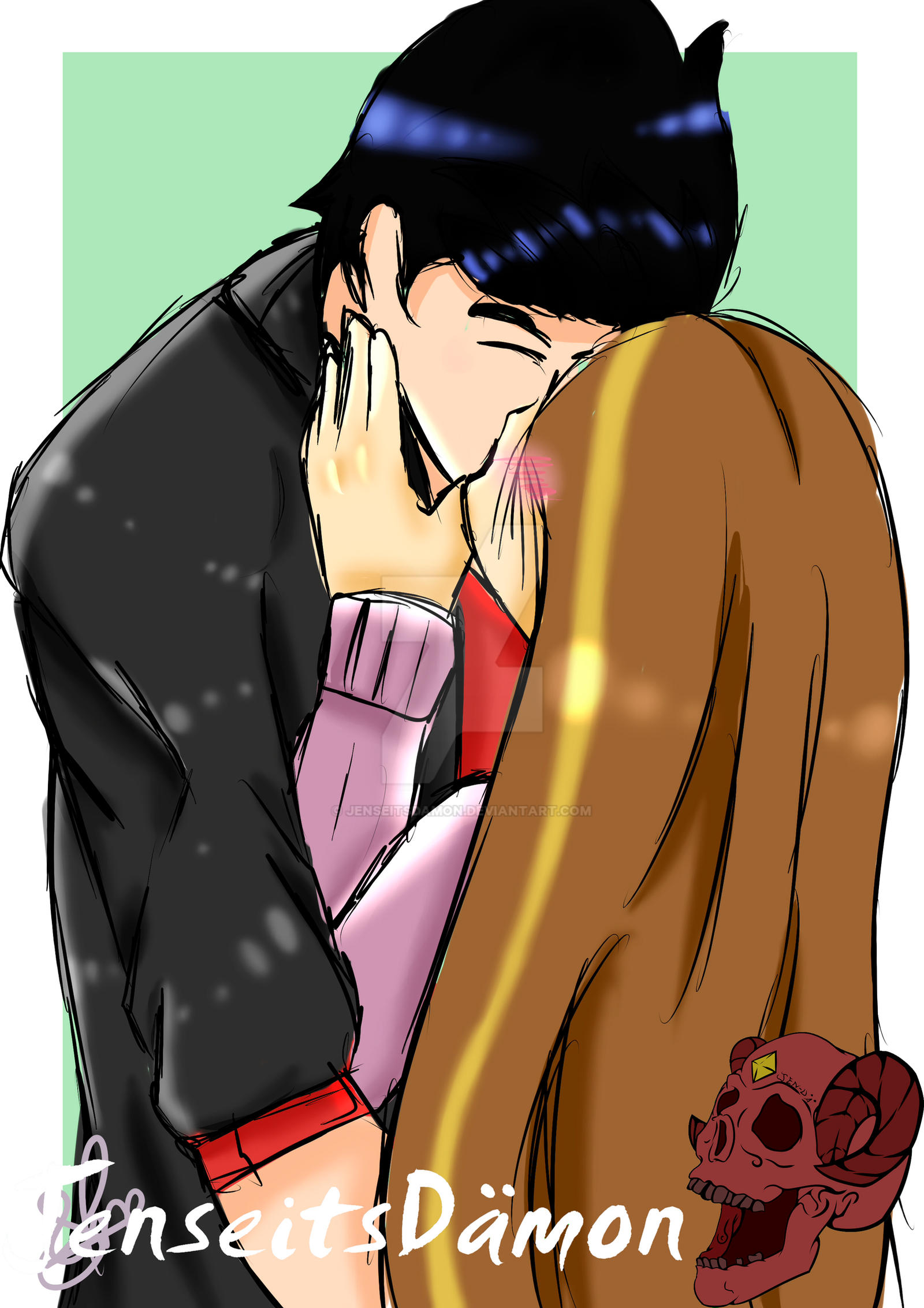 Kiss Deviantart Kiss by JenseitsDamon on DeviantArt