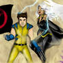Wolverine and Storm