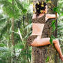 kissing the tree
