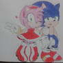 SonAmy Doodle :3