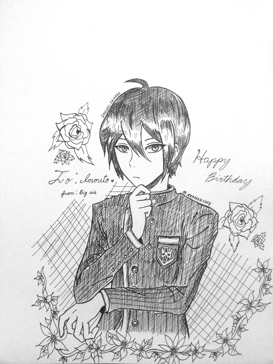 Shuichi Saihara: HAPPY BIRTHDAY TO MY DEAR IMOUTO!