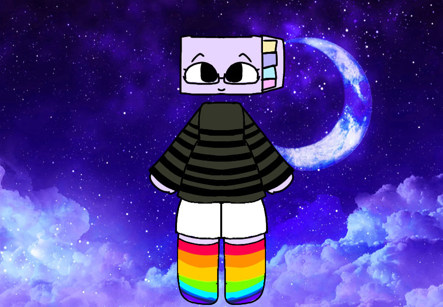 Idk what to post so here's my toonsona by M3rryLikesFood on DeviantArt