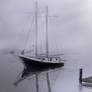 Schooner Little Red at Anchor