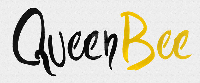 Queen Bee Magazine Masthead Typography