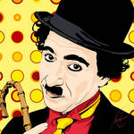 Charlie Chaplin - retro by esyre