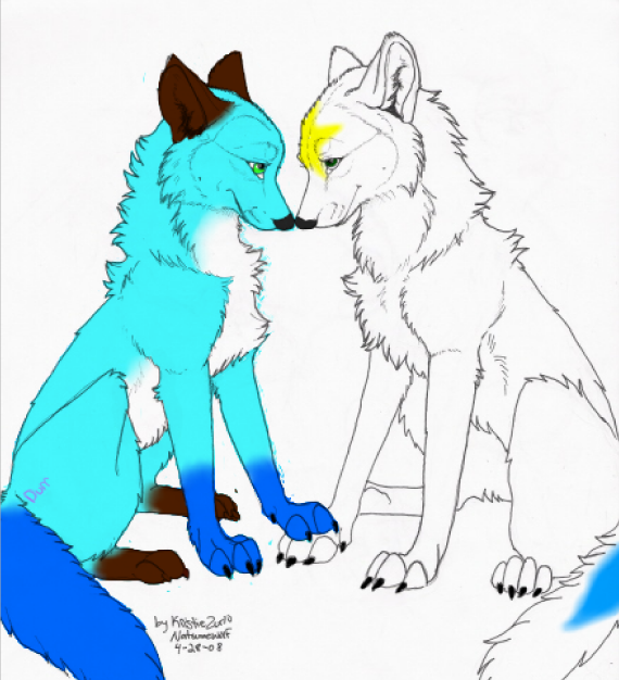Wolfy and chouchou. base used