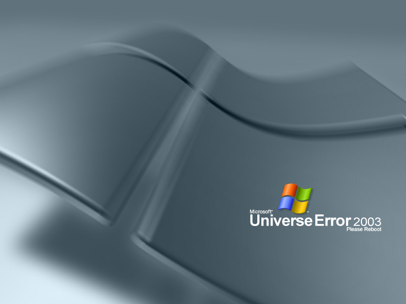 Windows Universe Error 2003