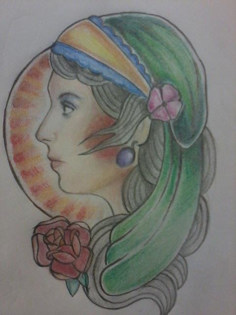 Gypsy Tattoo Design