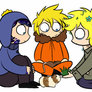 Nature AU Craig, Kenny and Tweek