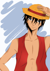 Bishie!Luffy