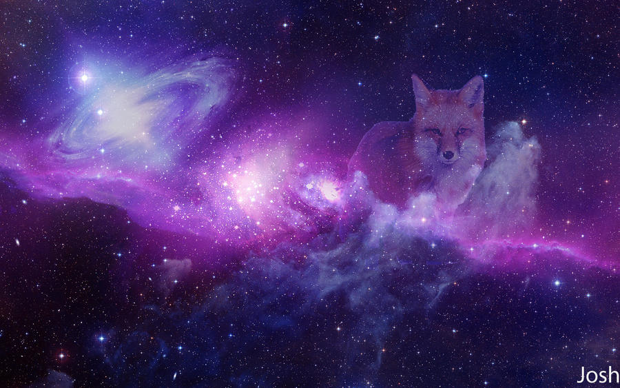 Fox galaxy background