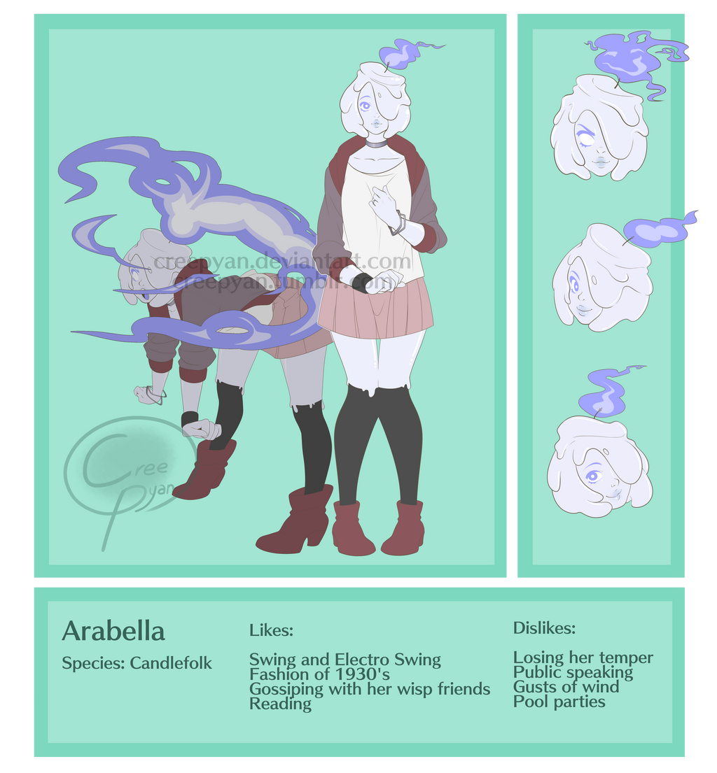 Arabella Reference Sheet By Creepyan On DeviantArt