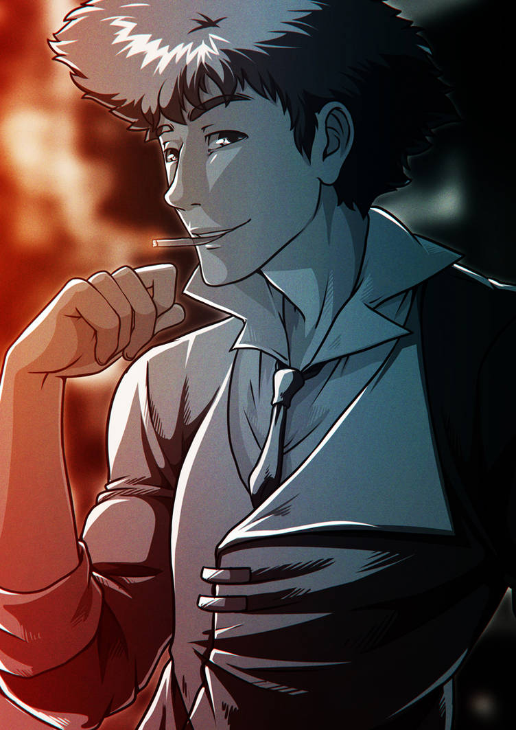 Fan Art Cowboy Bebop Spike By CarlaSD On DeviantArt fan-art-cowboy-bebop-spike-by-carlasd-on-deviantart