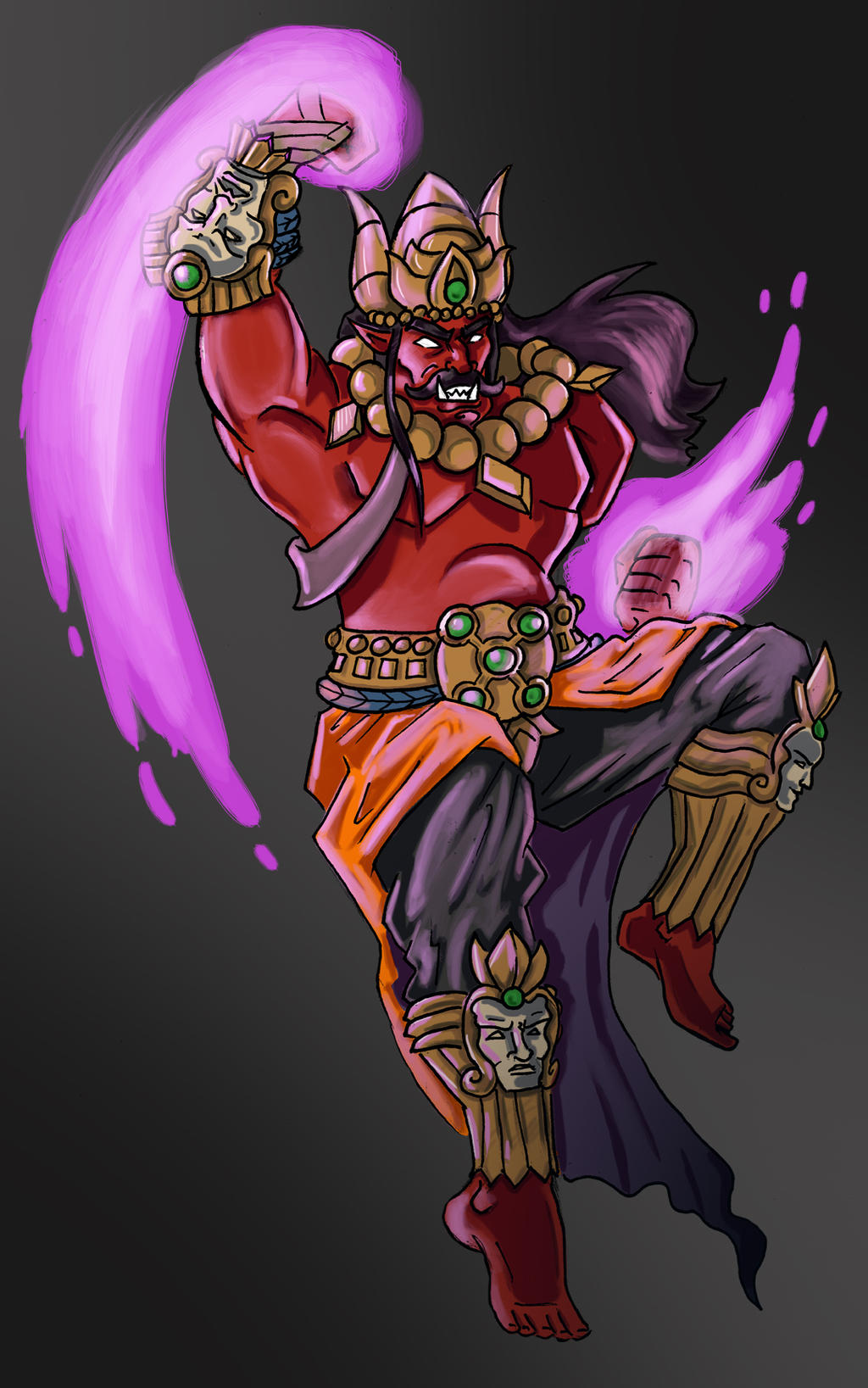 Ravana, Demon King of Lanka by MrGrox on DeviantArt Ravana, Demon King of Lanka by MrGrox on DeviantArt