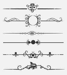 Calligraphic dividers
