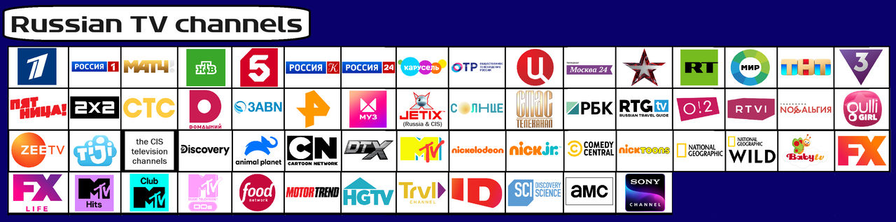 Programma Ru Tv Russian Television (TV) Channels by JetixRevivedPR on DeviantArt