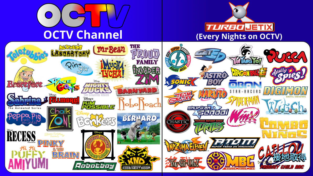 OCTV Channel and TurboJetix (block) TV Programs by JetixRevivedPR on ...