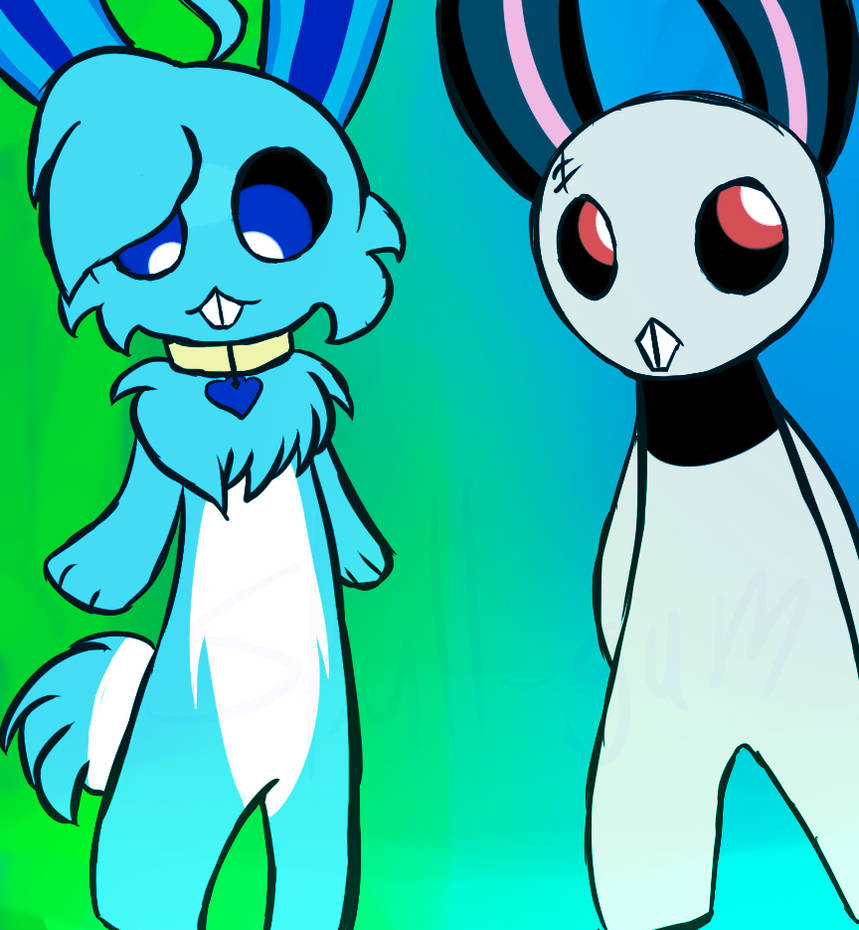 :AT: Ciki and Jumpy by Skull-gum on DeviantArt