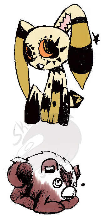 OLD DESIGNS: Rabbit and Dog for Hero: 108 by Skull-gum on DeviantArt OLD DESIGNS: Rabbit and Dog for Hero: 108 by Skull-gum on DeviantArt