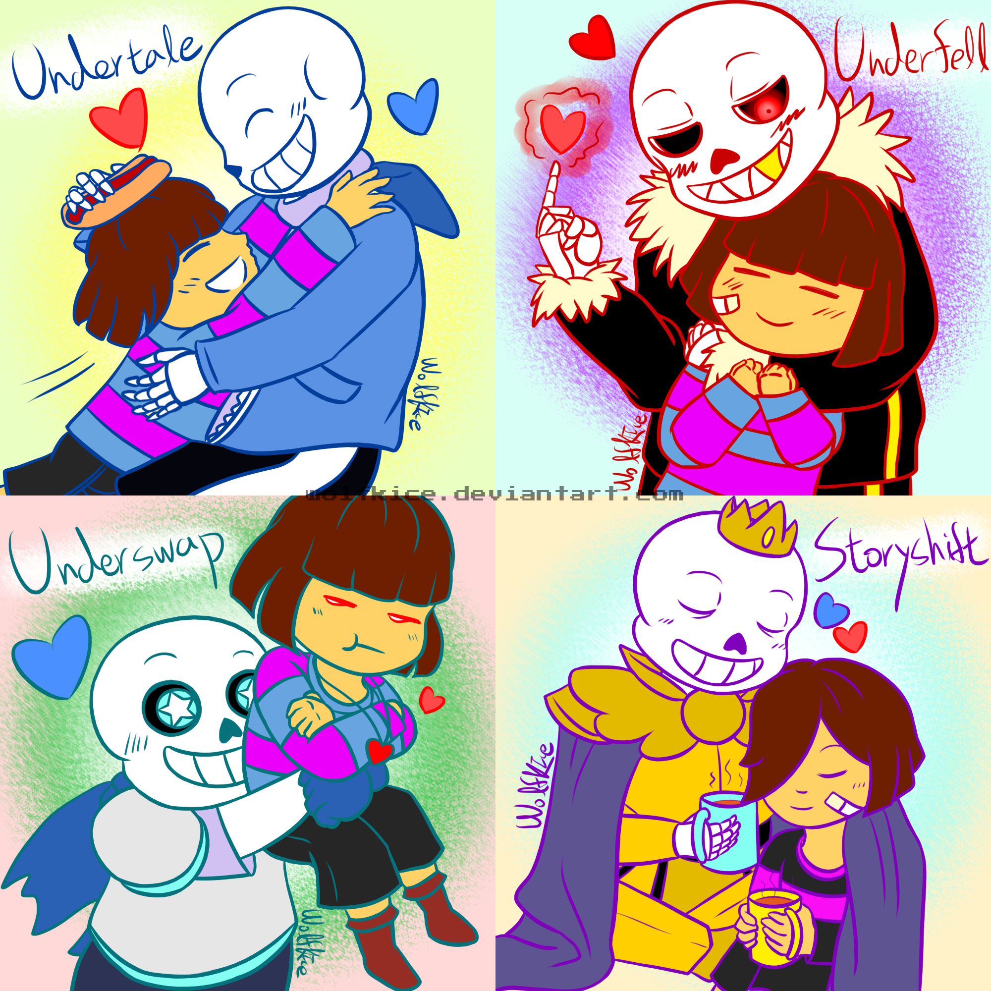 AU Sans x Reader by VixieTheVixen on DeviantArt